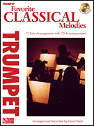 Favorite Classical Melodies Trumpet BK/CD cover